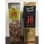 Two x 75cl bottles of boxed Justerini and Brooks Ltd (J&B) Rare Blended