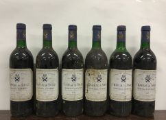 Six x 75cl bottles of Château de Sours Bordeaux Su
