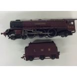 HORNBY-DUBLO: An 00 gauge engine and a coal stock,