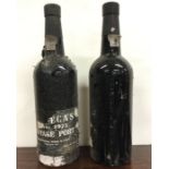 Two x 75cl bottles of Fonseca's Finest 1975 Vintage Port.