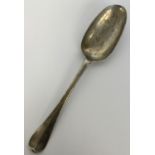 An early Hanoverian silver tablespoon. London. By