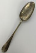 An early Hanoverian silver tablespoon. London. By