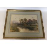 F J WIDGERY: A framed and glazed watercolour depic