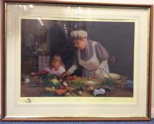 DAVID SHEPHERD: A signed print entitled "Granny's Kitchen".