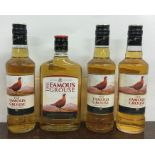 Three x 35cl bottles of The Famous Grouse Blended Scotch Whisk