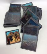 A selection of lantern slides depicting The Boer War. Est. £20 - £30.