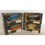 CORGI: Four boxed die-cast model Bedford coaches n