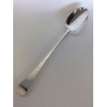A good large George III silver basting spoon. Lond