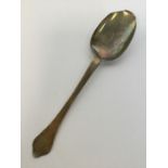 An Antique rat tail dog nose spoon. Approx. 50 gra