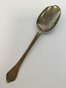 An Antique rat tail dog nose spoon. Approx. 50 gra