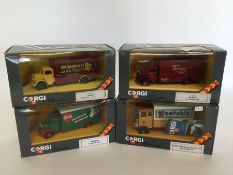 CORGI: Four boxed "Classics" die-cast model trucks