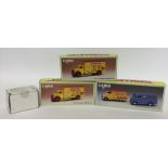 CORGI: Three boxed die-cast model Bedford Vans for