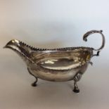 HESTER BATEMAN: A good Georgian silver sauce boat