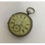 A large English Lever open face pocket watch with