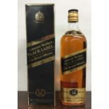 1 x 75cl bottle of Johnnie Walker Black Label Old Scotch Whisky Extra Special