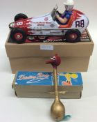 A SCHYLLING wind-up Sprint Racer in box together w