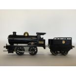 MECCANO LTD: An 0 gauge black livery unboxed scale