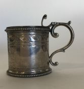 A good Victorian bright cut silver mustard with re
