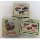 CORGI: A boxed set of three die-cast model Austin