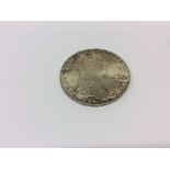 A 1780 Continental coin with crested centre. Est.