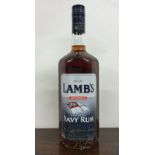 1 x 100cl bottle of Lamb's Navy Rum. (1)