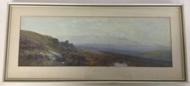 F J WIDGERY: A framed and glazed watercolour of a