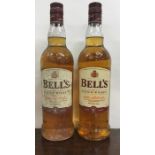 Two x 70cl bottles of Bell's Finest Old Scotch Whisky. (2)