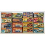 MATCHBOX: Sixteen boxed vintage die-cast vehicles