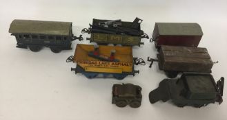 HORNBY: A collection of Antique painted carriages