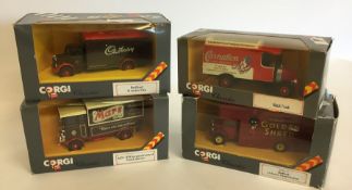CORGI: Four boxed "Classics" die-cast model lorrie