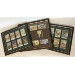 Three framed and glazed pictures depicting a selec