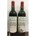 2 x 75cl bottles of Château du Paradis Saint-Emili