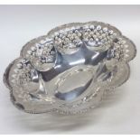 A good quality Edwardian silver pierced sweet dish