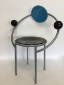 MICHELE DE LUCCHI: 'First Chair' designed in 1983 for Memphis Milano