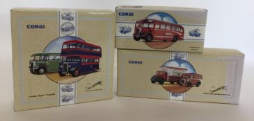 CORGI: Three boxed "Classic Commercials from Corgi
