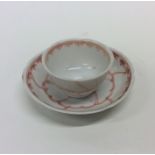 An attractive Antique Chinese lotus moulded tea bo