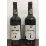 Two x 75cl bottles of Sandeman Vintage 1985 Port. (2)