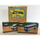 CORGI: Three boxed "Island Transport" die-cast mod