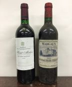 1 x 750ml bottle of Margaux 1995 Les Hauts Du Tert