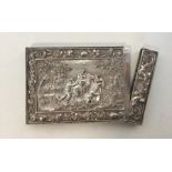 A good quality Elkingtons card case embossed with