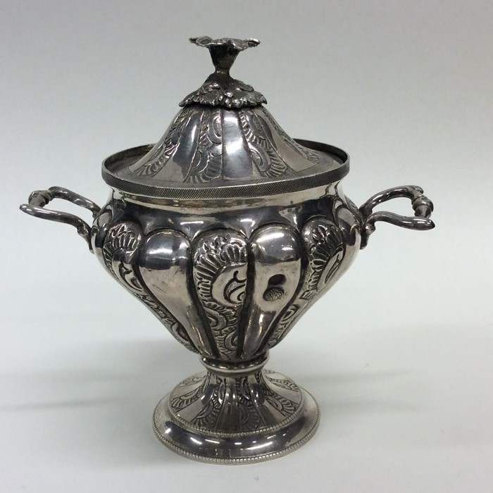 A good quality Turkish silver vase and cover decor - Image 2 of 2