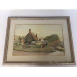 W H WEBB: A framed and glazed watercolour depictin