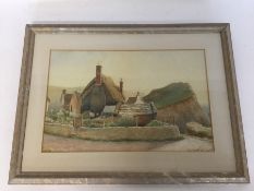 W H WEBB: A framed and glazed watercolour depictin