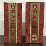 Two x 75cl bottles of Drambuie liqueur in boxes. (2)