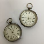 A gent's Waltham silver pocket watch together with