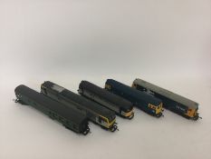 LIMA: Five 00 gauge unboxed scale model locomotive