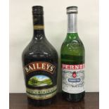 1 x 50cl bottle of Pernod Fils together with 1 x 1000ml bottle