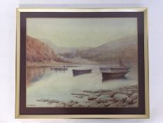 W H WEBB: A framed and glazed watercolour depictin