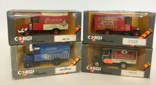 CORGI: Four boxed "Classics" die-cast model vans n