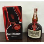 1 x 1 litre bottle of Grand Marnier Cordon Rouge in box. (1)